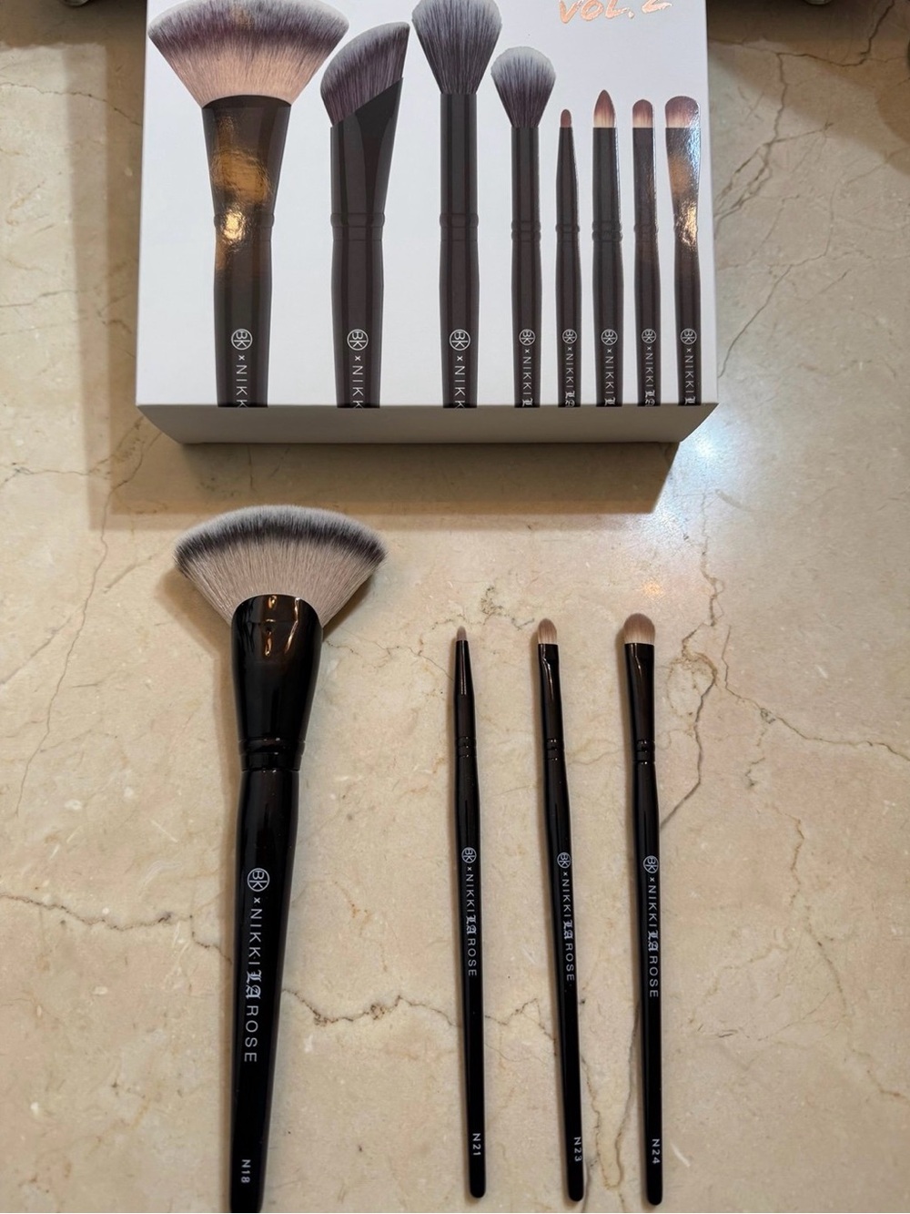 BK Beauty NIKKI LA ROSE PRO ARTIST BRUSH SET VOL. 2